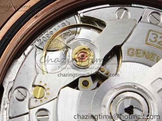 0125 SunProtective Day Date 40 RG JDF 904L Steel Brown Textured Stick Dial on President Bracelet VR3255 V3 (Gain Weight) 1359